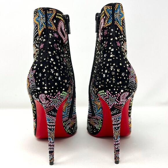 Christian Louboutin So Kate Strass Starlight Crystal Boots – Size 37 - Picture 4 of 8